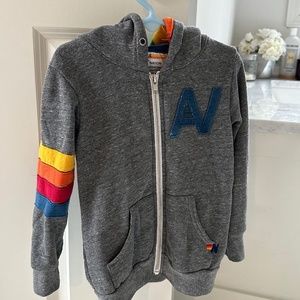 Two Aviator Nation hoodies
